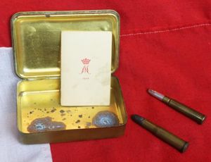An Officer Issue Princess Mary Christmas Box, With Officer's Silver …