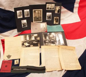 WW2 SS Polizei Family Collection, 'Fuhrer Class' Cuff Title, Probably …