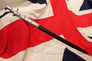 A Rare & Beautiful French, Napoleonic Wars Era Silver Mounted …