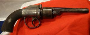 A Superb, Deluxe Engraved, English, 1850's 'Adams' Transitional Revolver With …