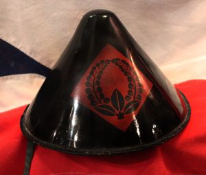 Ashigaru Samurai Foot Soldier's Conical Jingasa Helmet Edo Period With …