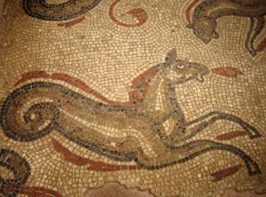 Roman Ist Century AD Hippocampus Intaglio Engraved Bronze 'Status' Ring. …