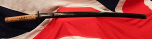 An Amazing Samurai Sword Katana. Signed, Hizen kuni Dewa no …