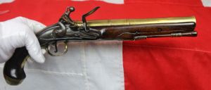 A Fabulous & Most Rare Large Irish Brass Barrelled Flintlock …