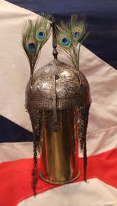 A Most Fine 18th-19th Century Indo Persian Khula Khud Helmet. …