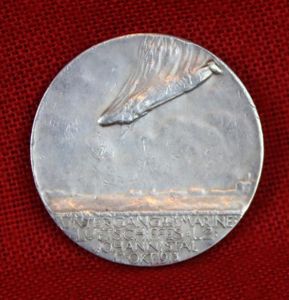 A Very Rare, Original, 1913, Silver Medal Of The Crash …