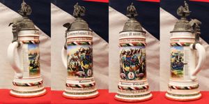 A Very Attractive Pre WW1 German Military Beer Stein of …