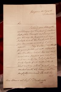 A Very Fine And Historical Signed Letter From Admiral Sir …
