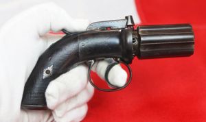 A Superb Pocket Sized 'Pepperbox' Derringer Revolver Six Shot Pistol …