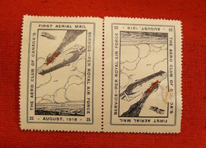 Very Rare Aeronautical Stamps. Canada: 1918 (Aug) Aero Club of …