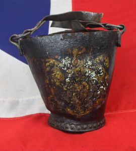 A King George IIIrd Royal Naval Fire Bucket Issued by …