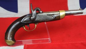French Cavalry-of-the-Line Flintlock Pistol M1816 for Cuirassiers, Dragoons and Lancers, …