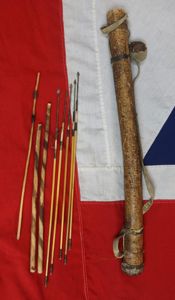 A Rare African Bushman's Tribal Poison Arrows and Tree Branch …