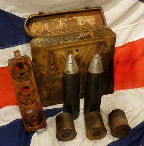 Fabulous, Very Rare WW2 German Luftwaffe Falshirmjager Mobile Artillery Shells …