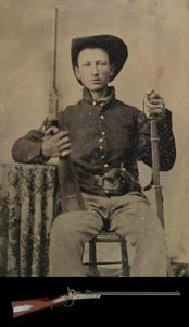 A Super & Rare US Civil War Souvenir, An Original …