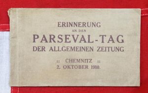 A Most Rare Airship Parseval Tag 8 Postcard Booklet Set, …