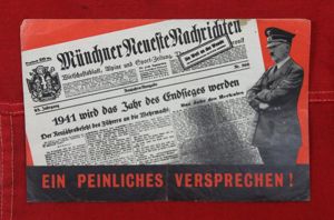 British WW2 Anti Hitler Propaganda Pamphlet 'Ein Peinliches Versprechen' An …