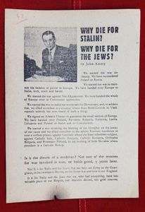 A Most Interesting & Historical Nazi Propaganda Leaflet Written by …