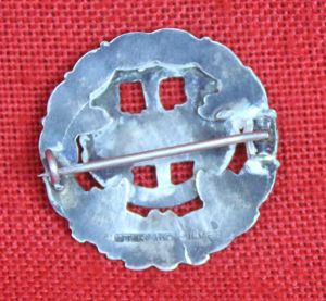 A Very Good WW1 Essex Regiment Sterling Silver & Polychrome …