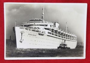 A Rare Original Handwritten German Picture Postcard From Hitler's Titanic, …