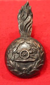 A Scarce Volunteer Artillery Officers- Busby Plume Holder Badge circa …