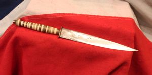 South American 19th Century Brazilian 'Faca De Ponta' Fighting Knife …