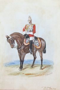 A Very Nice Original Simkin Watercolour of an Officer 2nd …