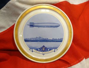 1928 Graf Zeppelin Plaque of the LZ127 Graf Zeppelin. By …