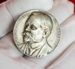 A Very Rare Long Distance Flight Medal, Major von Parseval …