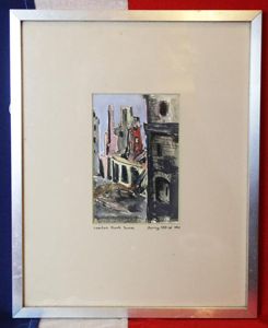 An Original Artwork of the London Blitz, 1939-1945, by WW2 …