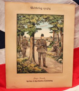 An Intriguing Zeppelin Warfare Interest Original Bespoke Portrait Photo and …