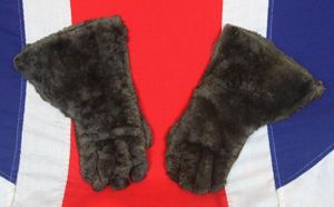 Extraordinary Original 'Black Museum' Exhibit, Sheepskin Driving Gloves of The …