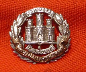 An Officer's Cap Badge of the Northamptonshire Regt. WW2