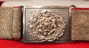 A Superb English Lord-Lieutenant's Silver Belt and Silver Lace Bullion …
