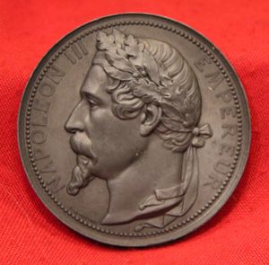 French Medal Commemorating the Universal Exhibition in Paris,1855. E.Oudine