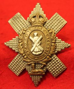 Officers WW2 Glengarry Badge of the Black Watch Regt.