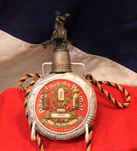 A Most Decorative Imperial German WW1 Soldiers Schnapps Flask