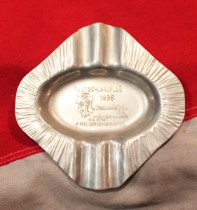 An NSFK German Flight of 1938 Souvenir Ashtray Of Aeronautical …