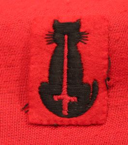 O.R. 1950 56th. Infantry Division [London], 'Black Cat' Formation Badge