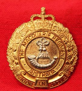 13th Battalion (The Macquarie Regiment) - Bi Metal Hat Badge …