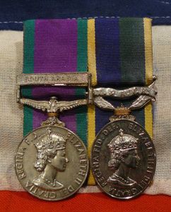 A Campaign Service South Arabia Bar & Territorial Efficency Medal …