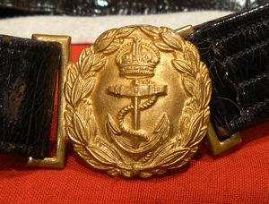 A WW1 Royal Naval Officer's Belt