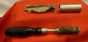 A Very Good Original Antique 12 Bore Barrel Cleaner With …