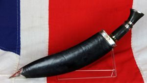 A Superb, Historical, WW2 'Surrender of Japan' Presentation Silver Kukri …