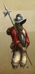 A Superb 16th Century Tudor Era Gothic Renaissance Halberd, Queen …