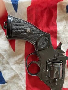 A Stunning Original Webley .38 Revolver With Almost All Original …