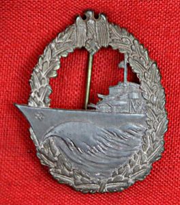 WW2 Kriegsmarine Destroyer Badge The Destroyer Badge (German: Zerstörerkriegsabzeichen)From One …