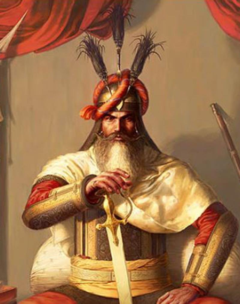 Early 17th to 18th Century Sikh Khanda Hilt Firangi Long Sword — image 4