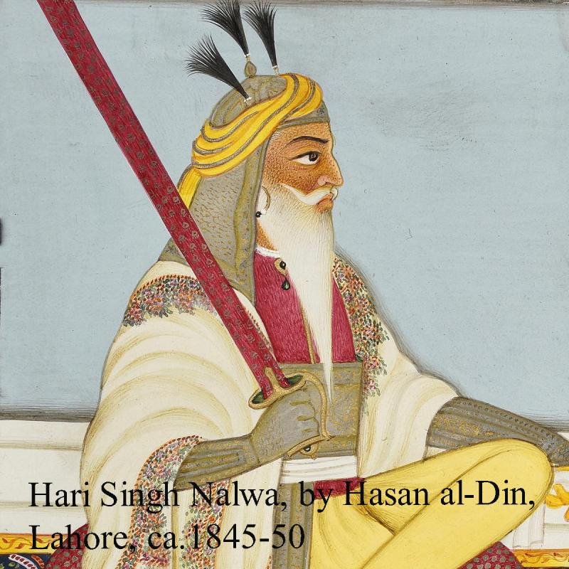 Early 17th to 18th Century Sikh Khanda Hilt Firangi Long Sword — image 5