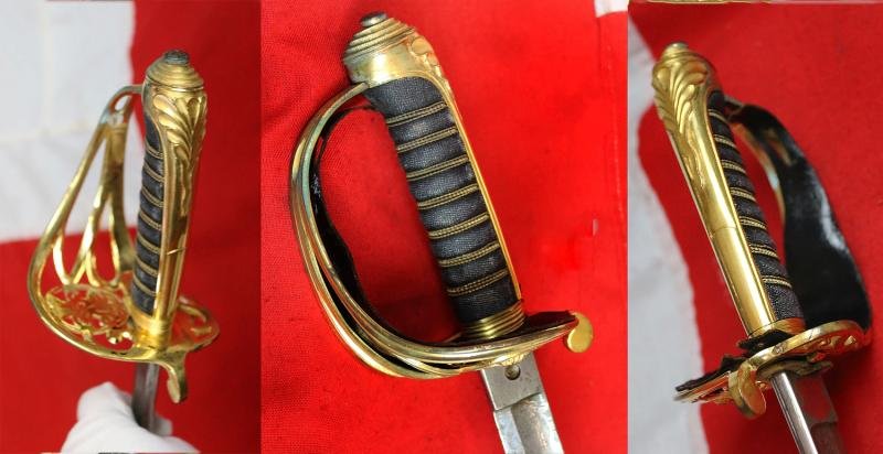 Very Fine & Beautiful, Victorian, 'Scottish' Officer's Sword of Presentation Grade, 29th Lanarkshire Regt. Volunteers. Presented By His Company to Captain Hincksman in 1875.Identical to The Sword Used by Lt Bromhead at Rorke's Drift — image 2